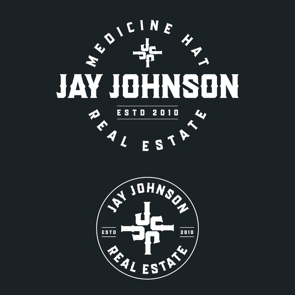 Cool and Edgy Logo for a Real Estate Agent