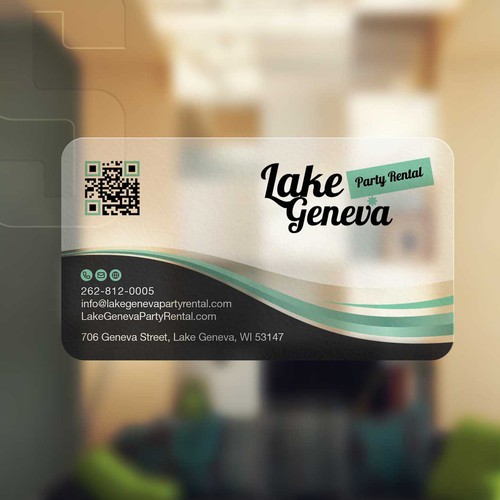 Party Rental Business Card Diseño de just_Spike™