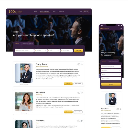 Website re-design UI Design by DKGramu Design