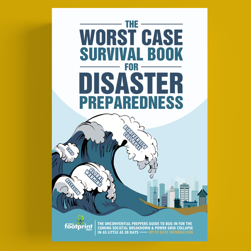 Sustainable Survival Book Cover | Extravagant Book Cover Design Design by Nat Pearl Designs