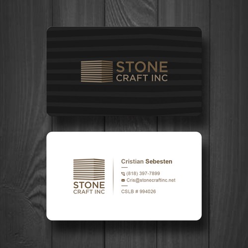 Business Card - Stone Craft Design by PAPRI802030