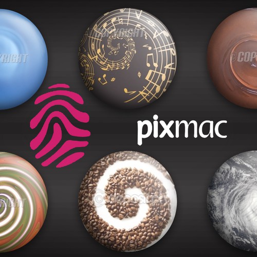 Create buttons for Pixmac Microstock - www.pixmac.com Design by Andü Abril