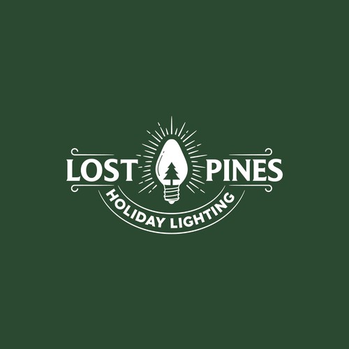 Vintage Christmas Light Installation Business Brand Design Design by y u b l i t z