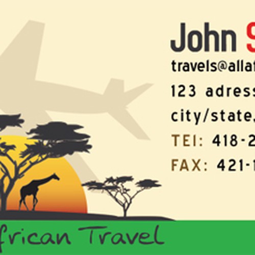 $150 - Logo, Exciting New African Travel Agency Design by Jokic