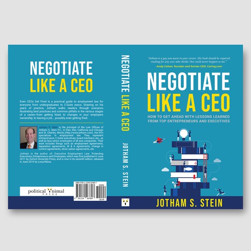 Book Cover for "Negotiate Like a CEO" Design by DZINEstudio™