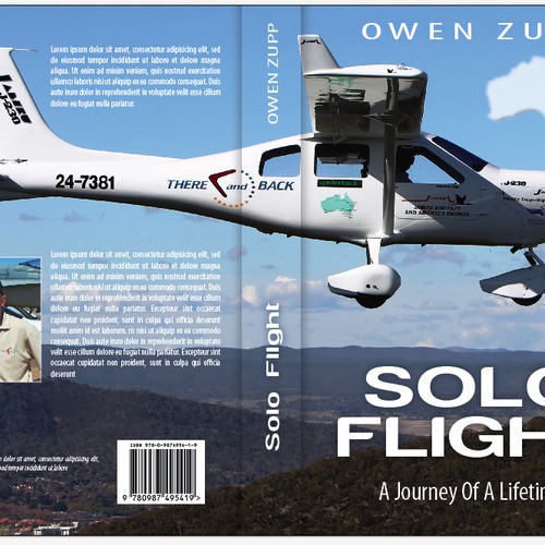 Solo Flight. Design an awesome book cover that captures the adventure of flight. Design by fwhitehouse7732