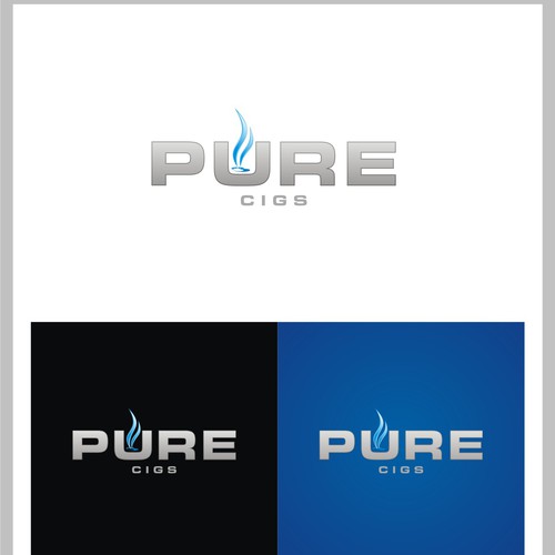 Create an updated logo design for PURE CIGS Design by BAY ICE 88