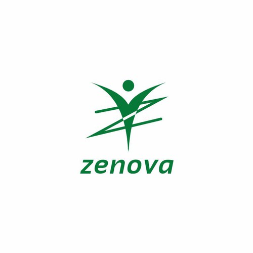 Zenova Logo: Revolutionary suite of health and wellness mobile apps Diseño de #JD™