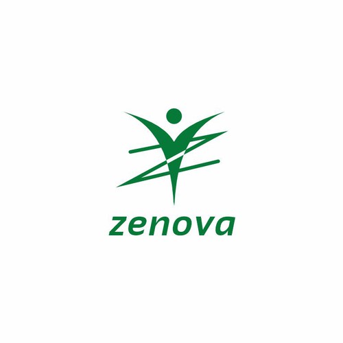 Zenova Logo: Revolutionary suite of health and wellness mobile apps Design by #JD™