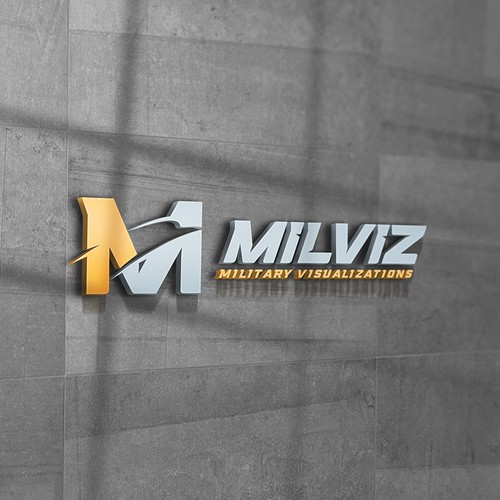 MILVIZ Logo - Producer of Military Flight Simulation Design by D E S P O T I C