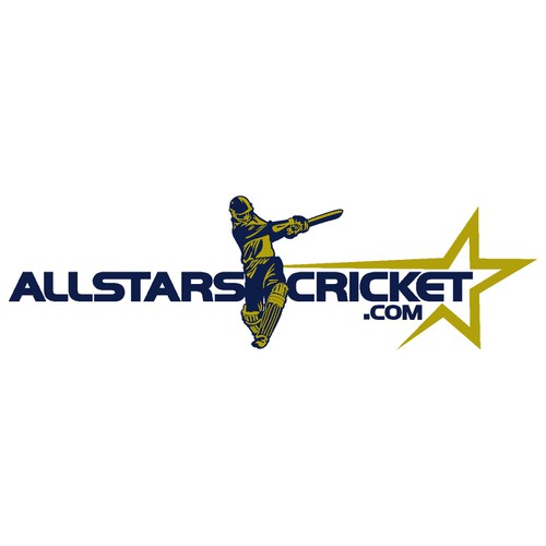 New logo wanted for ALL STAR CRICKET.COM Design by Johnny MacK