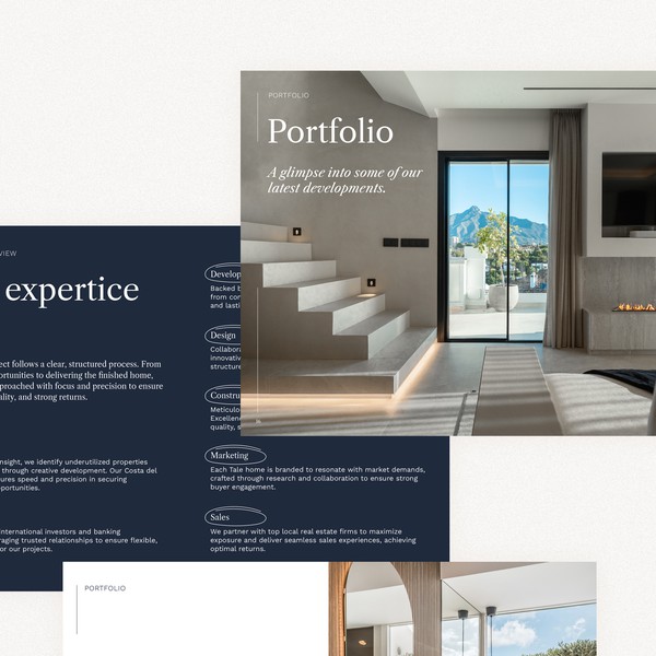  Brochure Design for Real Estate Developer