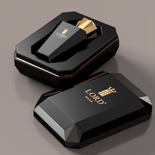 Luxury box for perfume bottle, 3D contest