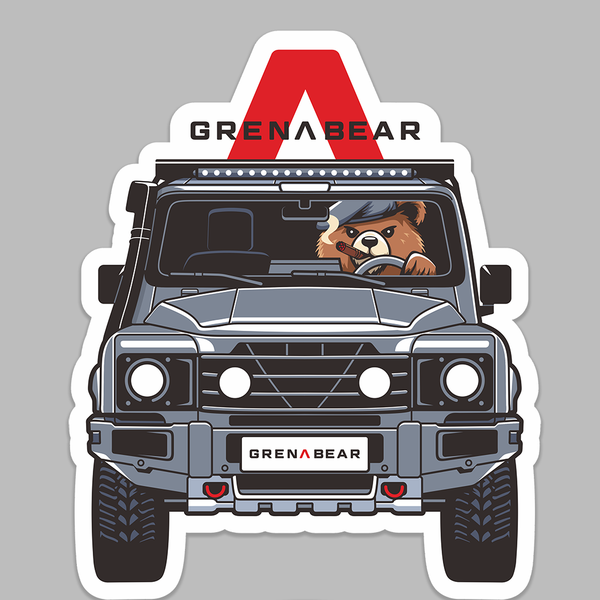 Design by urban legend titled "Grenabear Sticker"