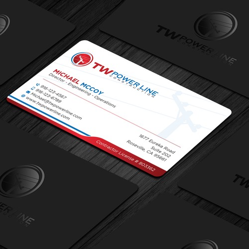 Business Card for a high voltage company Design by prosenjit_P