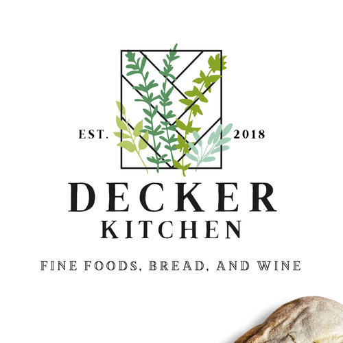 Create a rustic artisan logo for Decker Kitchen Design by EWMDesigns