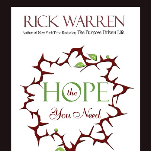 Design Rick Warren's New Book Cover Design réalisé par Nelinda Art