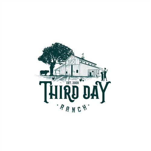 Capture essence of Texas ranch experience in new Third Day Ranch logo Design réalisé par samsoel