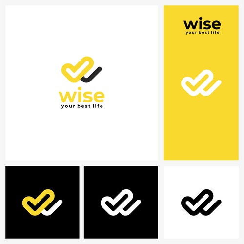 wise decisions - app to easily make optimal decisions Design by @fakfokhufu
