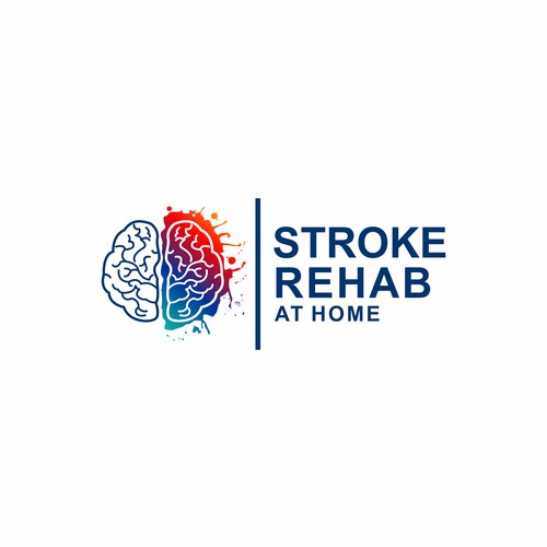 "Design a colorful logo for an online stroke rehabilitation brand" Design by analuna