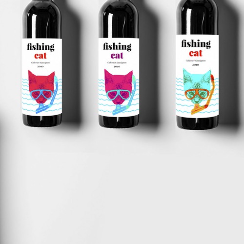 Design a modern wine label for a small new independent brand in India's emerging market (our wine bottled in Italy) デザイン by Mercedesfc