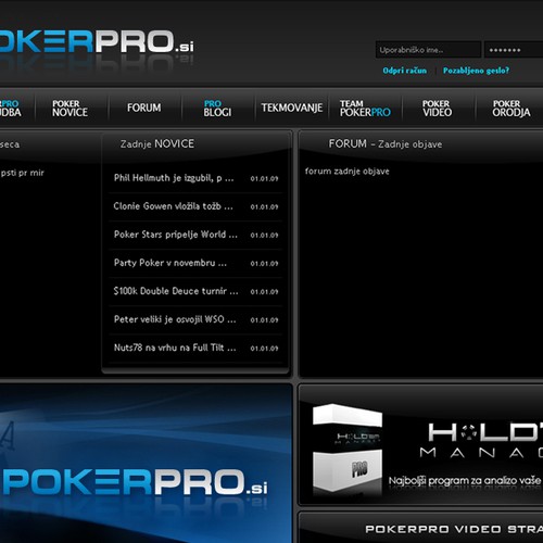 Poker Pro logo design Design by andreastan