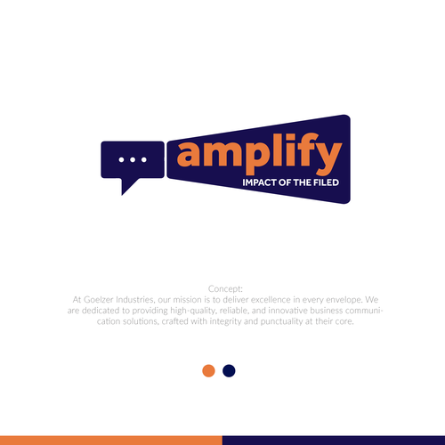 Amplify Logo Design by Design Republik