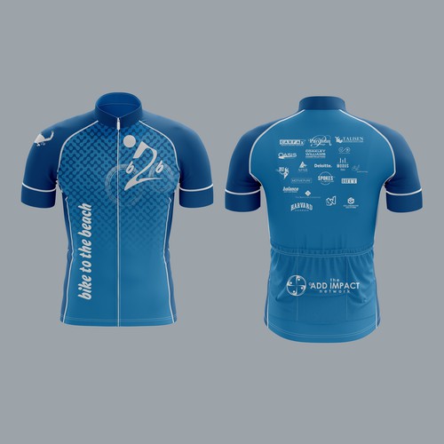 Cycling Jersey for Autism Charity Ride Design by H.D.