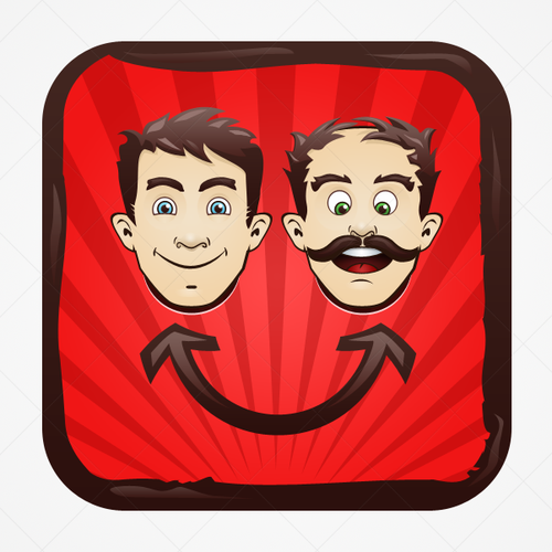 icon or button design for Face Shuffler Design by pixaroma