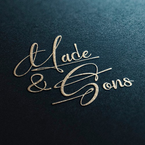 Luxury Meets Ease: Logo & Card Design for Made & Sons Design by D A™