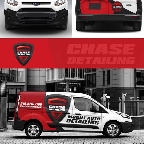 Create a minimalist van wrap for chase detailing's mobile van! | Car, truck  or van wrap contest | 99designs