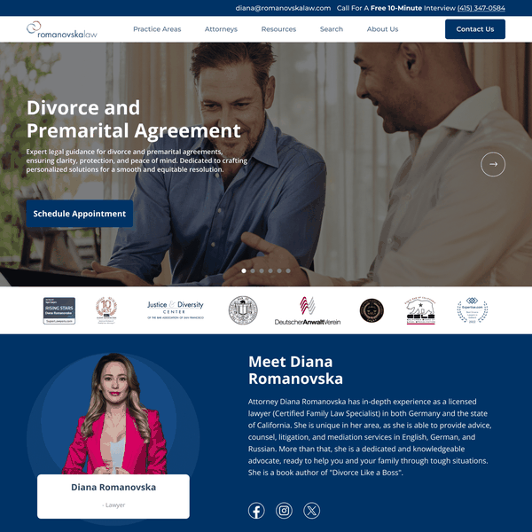 Lawyer Website Redesign