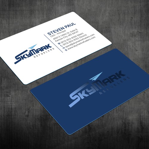 Need business card redesign for Aircraft Truck Fueling company Design by a r t  ^ s t a r