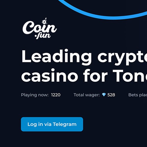 Coin.fun – Crypto Casino/Gambling Logo Design by DIAZ BROTHERS