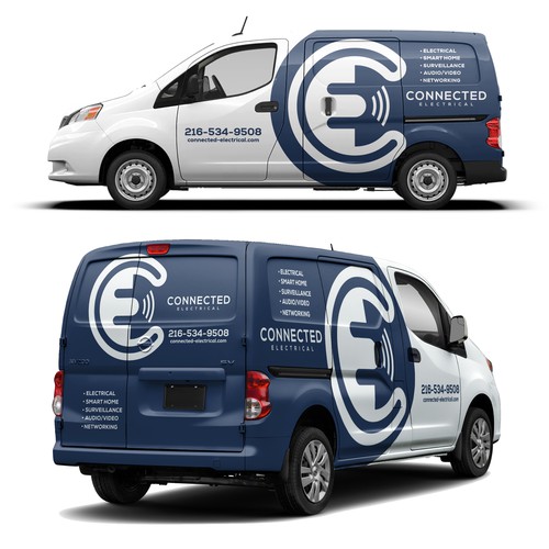 Designs | Van Wrap for an Upscale Electrical & Smart Home Company | Car ...