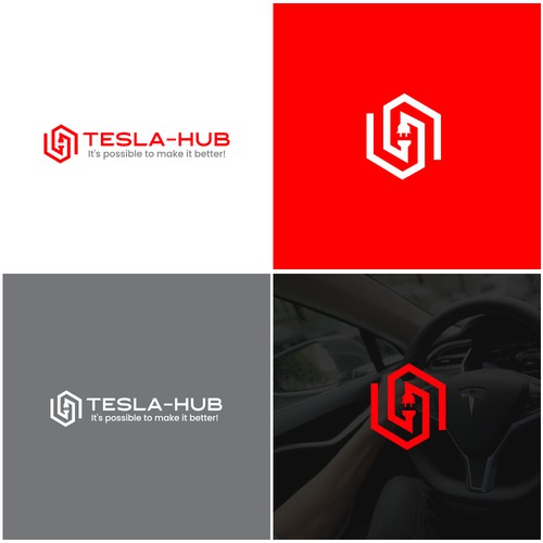 Tesla Shop braucht ein Logo für den Start! Design by Victoria Cova