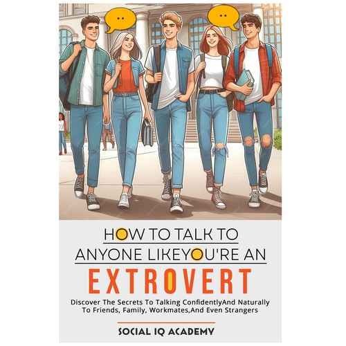 Design a catchy "How To Talk To Anyone" book cover Design by meddi
