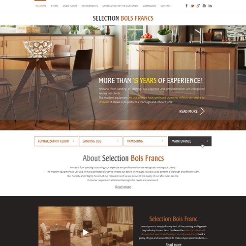 Web page design contest entry by D-Duster