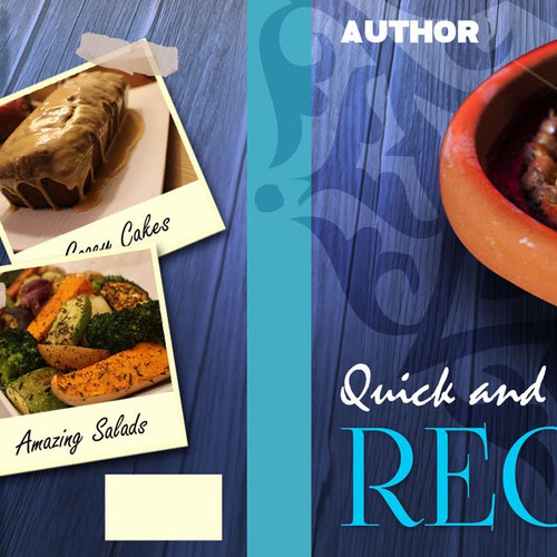 Cook Book Cover & Content Design Design by suzieQ Designs