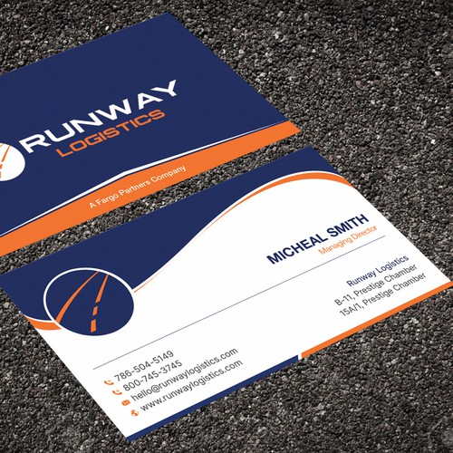 Design di Runway Logistics Business Card di ™SF_Design™