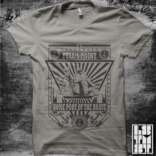 New t-shirt design wanted for Fell's Point Preservation Society/ Shirt should advertise Fell's Point. デザイン by losta.masta