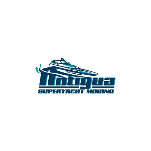 Logo for Antigua Superyacht Marina Design by Kuroi yuki