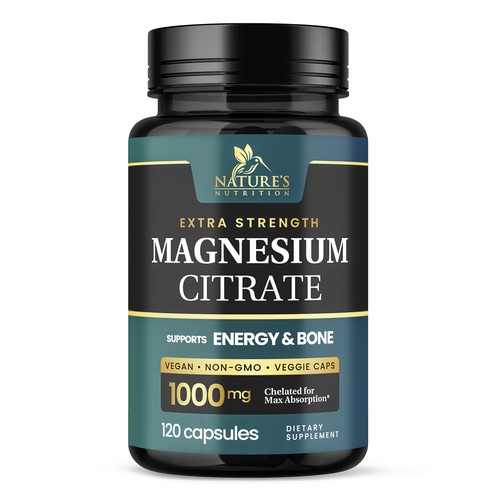 Premium Magnesium Citrate Design needed for Nature's Nutrition Design by Davi Giolo ★