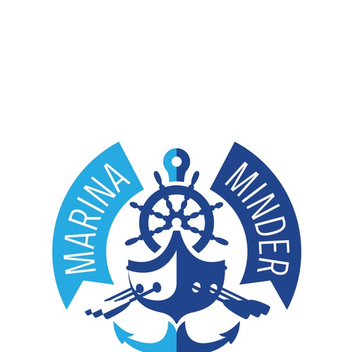⛵ Logo for Marina Minder ⚓ Design by Mihai Basoiu