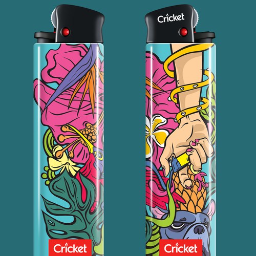 Create illustrations for a limited collection of Cricket Lighters (Multiple Winners) Design by milomilo