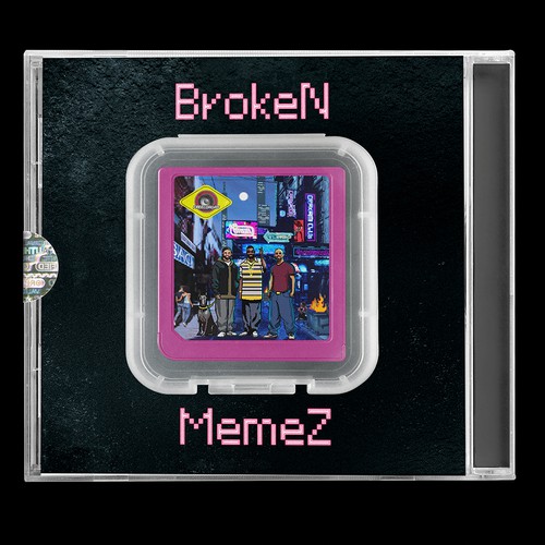 The Decay of America Except it's Hilarious and Aesthetic. (Broken Memes Album Cover) Design von Dara Kan