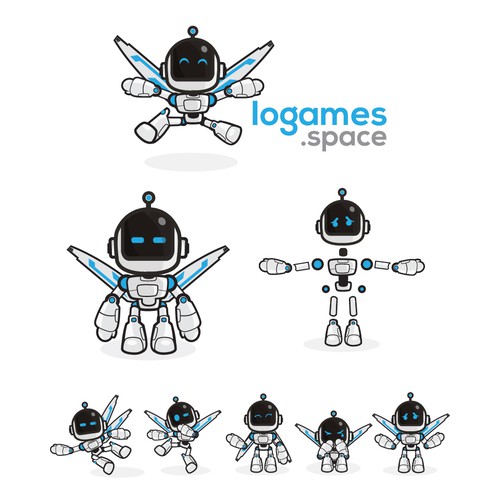 Design a modern/outer-space type logo for iogames.space! (online