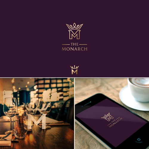The Monarch Restaurant Logo Design by Boutchou