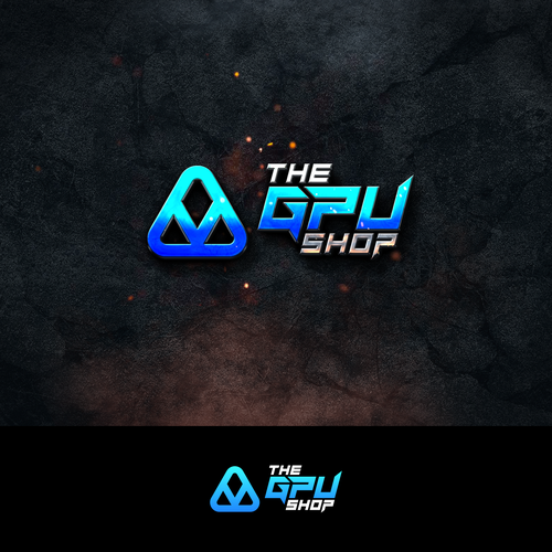 Create a futuristic logo for "The GPU Shop" Design by LivRayArt