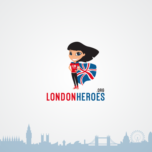 Create the character of a London hero as a logo for londonheroes.org Réalisé par kreafox